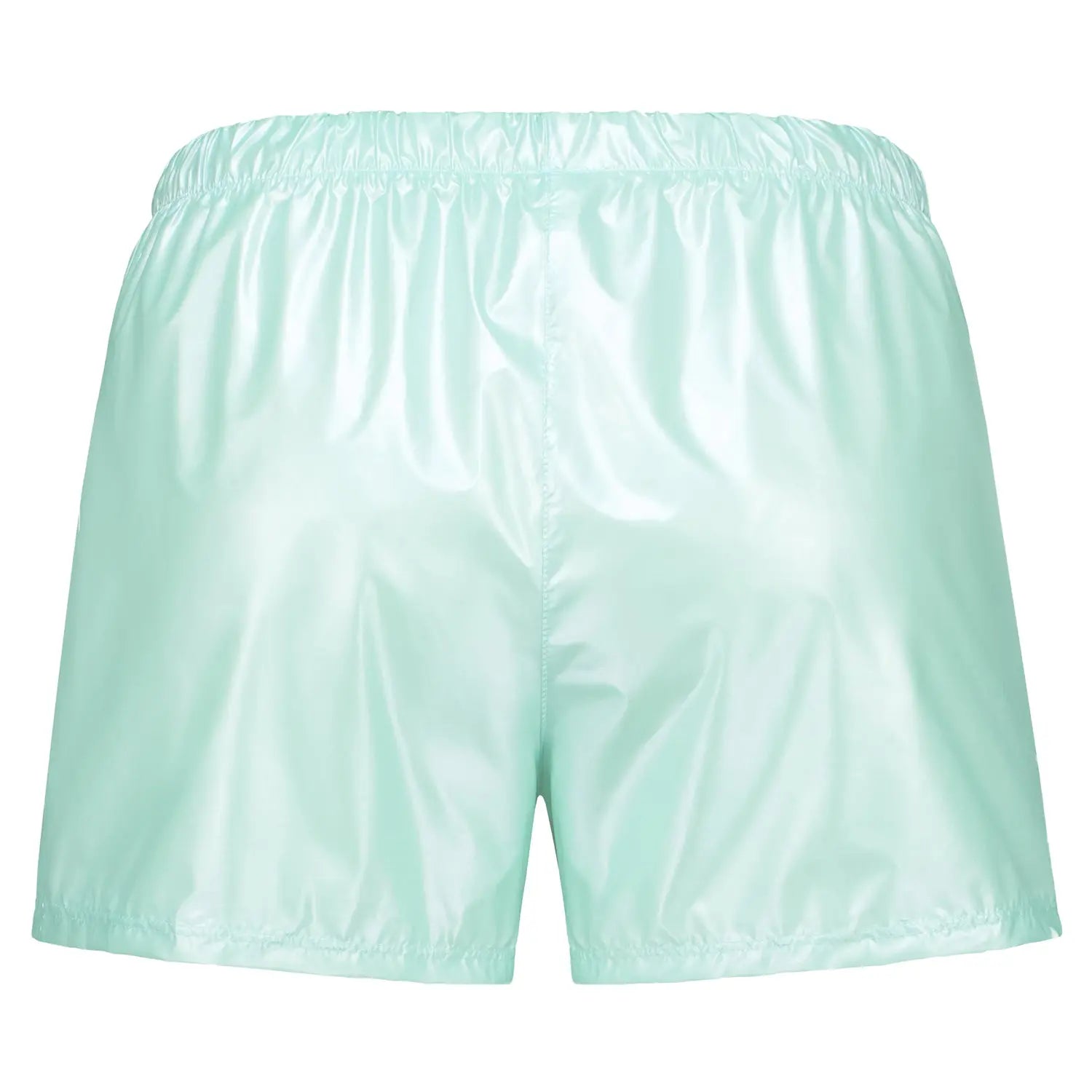 Outdoor Aquamarine Shiny Shorts - Aquaria Activewear, back